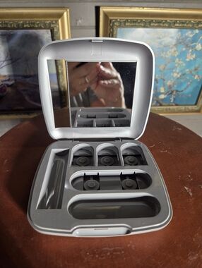 Mary Kay MK Signature Silver Makeup Brush Organizer